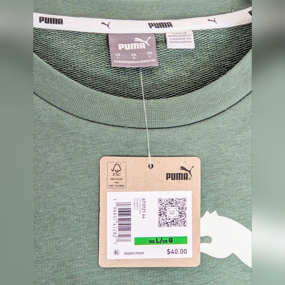 NWT - PUMA Essentials Logo Dress Size Lg - Picture 9 of 12